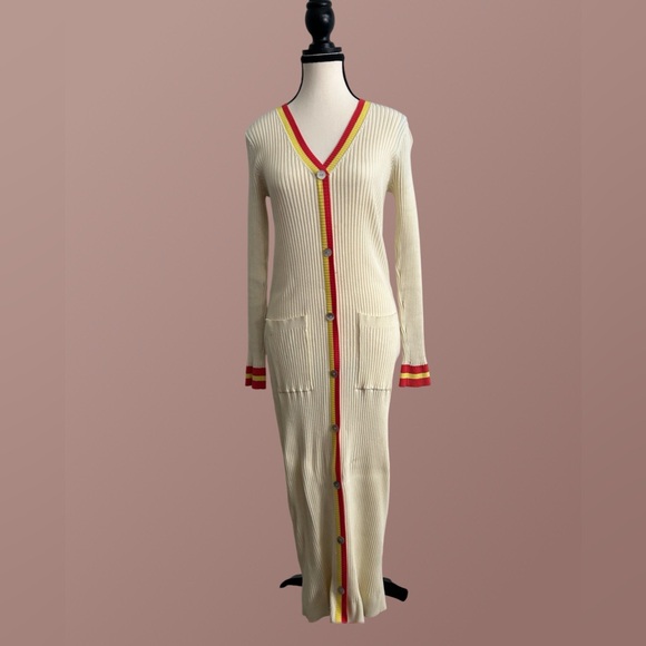 Perle Midi Sweater Dress - Picture 2 of 9